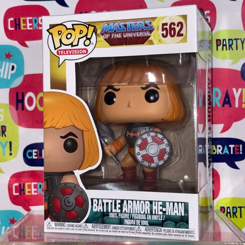 Battle Armor He-Man - Masters of the Universe Funko Pop 562 Vinyl Figure (11.4 Cm L × 8.9 Cm W × 15.9 Cm H)