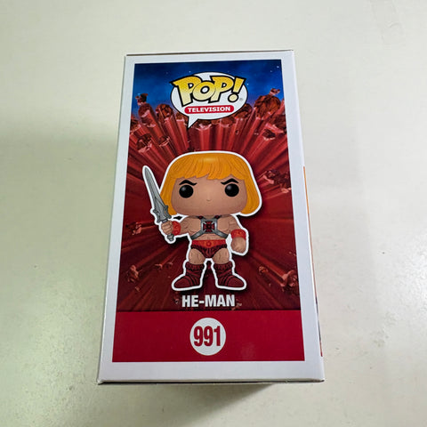 He-Man FLOCKED - Masters of the Universe Funko Pop 991 Vinyl Figure (11.4 Cm L × 8.9 Cm W × 15.9 Cm H)