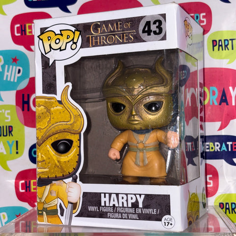 BOX FLAWS VIEW PHOTOS Harpy - Game of Thrones Funko Pop 43 Vinyl Figure (11.4 Cm L × 8.9 Cm W × 15.9 Cm H)