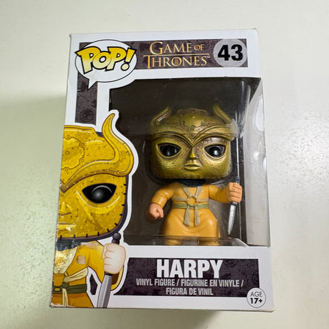 BOX FLAWS VIEW PHOTOS Harpy - Game of Thrones Funko Pop 43 Vinyl Figure (11.4 Cm L × 8.9 Cm W × 15.9 Cm H)