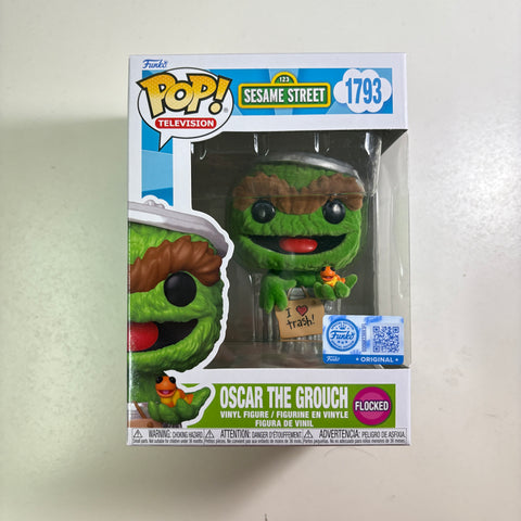 Sesame Street - Oscar The Grouch (Flocked) Funko Pop 1793 Exclusive