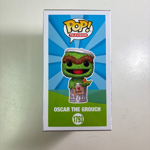 Sesame Street - Oscar The Grouch (Flocked) Funko Pop 1793 Exclusive