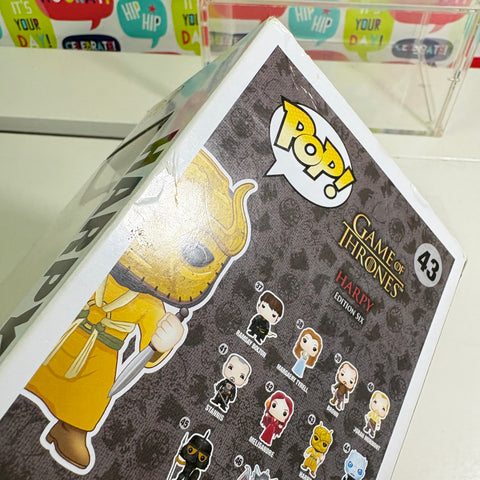 BOX FLAWS VIEW PHOTOS Harpy - Game of Thrones Funko Pop 43 Vinyl Figure (11.4 Cm L × 8.9 Cm W × 15.9 Cm H)