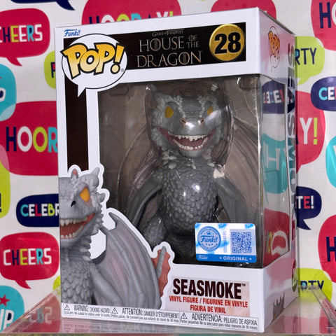 Seasmoke - House of The Dragon Funko Pop 28 Vinyl Figure Exclusive (11.4 Cm L × 8.9 Cm W × 15.9 Cm H)