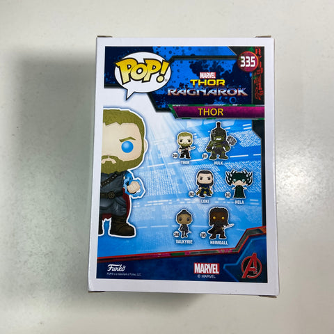 Thor - Thor Ragnarok Marvel Funko Pop 335 (SDCC STICKER IS NOT REAL but figure and box are authentic)