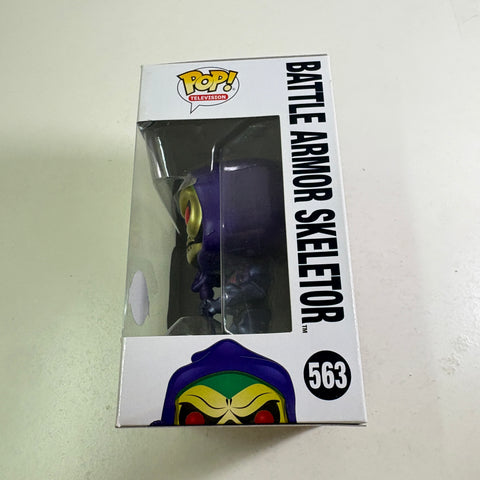 Skeletor (Battle Armor METALLIC) - Masters of the Universe Funko Pop 563 Vinyl Figure (11.4 Cm L × 8.9 Cm W × 15.9 Cm H)