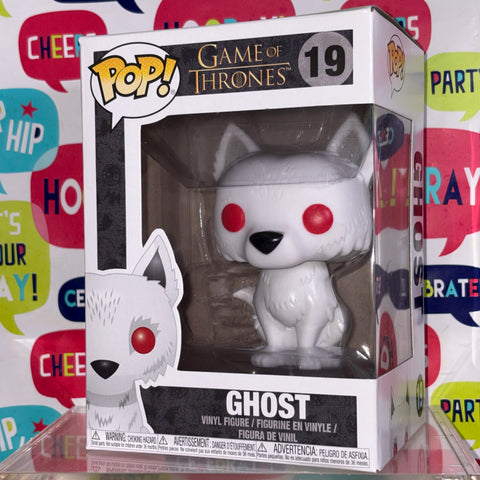 Ghost - Game of Thrones Funko Pop 19 Vinyl Figure (11.4 Cm L × 8.9 Cm W × 15.9 Cm H)