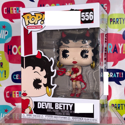 Betty Boop (Devil) - Funko Pop 556  (11.4 Cm L × 8.9 Cm W × 15.9 Cm H)