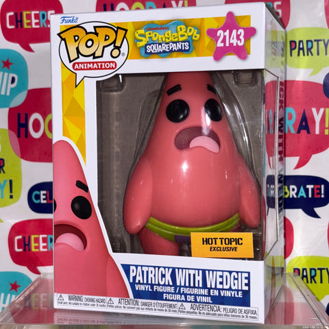 Spongebob Squarepants - Patrick with Wedgie Funko Pop 2143 Hot Topic Exclusive