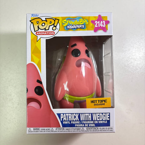 Spongebob Squarepants - Patrick with Wedgie Funko Pop 2143 Hot Topic Exclusive