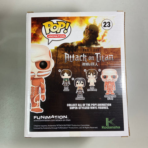 Attack on Titan - Colossal Titan (Black & White) 6 Inch Funko Pop 23 HMV Exclusive