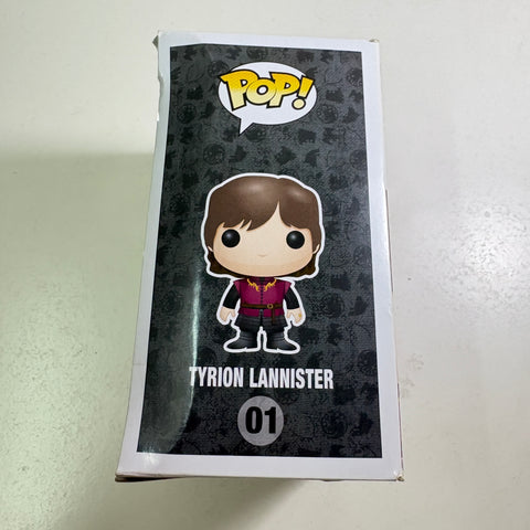 BOX DAMAGE VIEW PHOTOS Tyrion Lannister - Game of Thrones Funko Pop 01 Vinyl Figure Exclusive (11.4 Cm L × 8.9 Cm W × 15.9 Cm H)