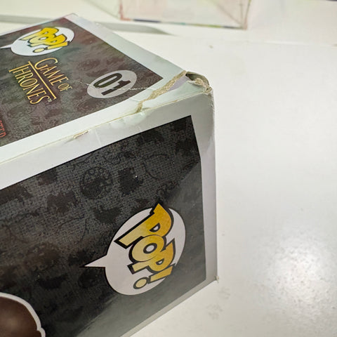 BOX DAMAGE VIEW PHOTOS Tyrion Lannister - Game of Thrones Funko Pop 01 Vinyl Figure Exclusive (11.4 Cm L × 8.9 Cm W × 15.9 Cm H)
