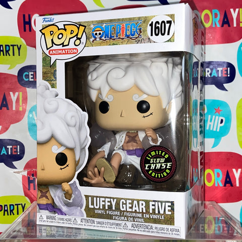 One Piece - Luffy (Gear Five) GLOW Chase Funko Pop 1607