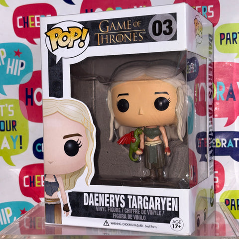 BOX FLAWS VIEW PHOTOS Daenerys Targaryen - Game of Thrones Funko Pop 03 Vinyl Figure (11.4 Cm L × 8.9 Cm W × 15.9 Cm H)