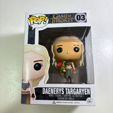 BOX FLAWS VIEW PHOTOS Daenerys Targaryen - Game of Thrones Funko Pop 03 Vinyl Figure (11.4 Cm L × 8.9 Cm W × 15.9 Cm H)