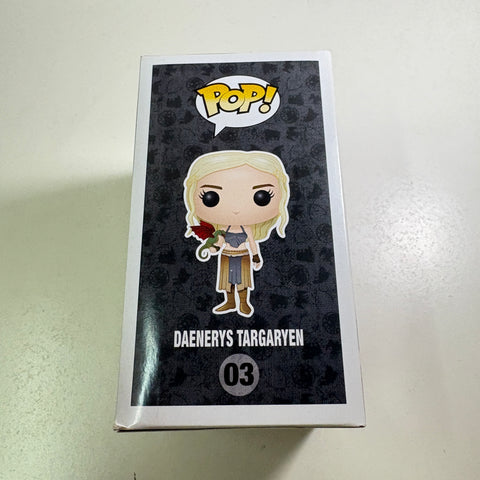 BOX FLAWS VIEW PHOTOS Daenerys Targaryen - Game of Thrones Funko Pop 03 Vinyl Figure (11.4 Cm L × 8.9 Cm W × 15.9 Cm H)