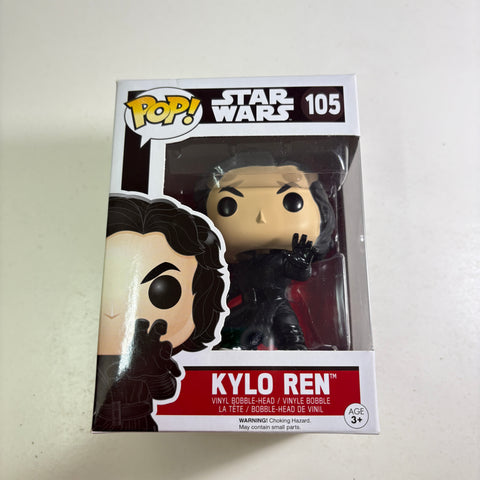Kylo Ren - Star Wars Funko Pop 105 Vinyl Figure (11.4 Cm L × 8.9 Cm W × 15.9 Cm H)