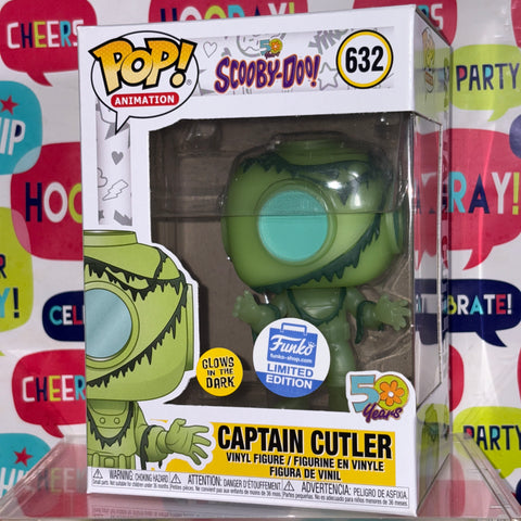 Scooby-Doo - Captain Cutler (Glow) Funko Pop 632 Funko Shop Exclusive