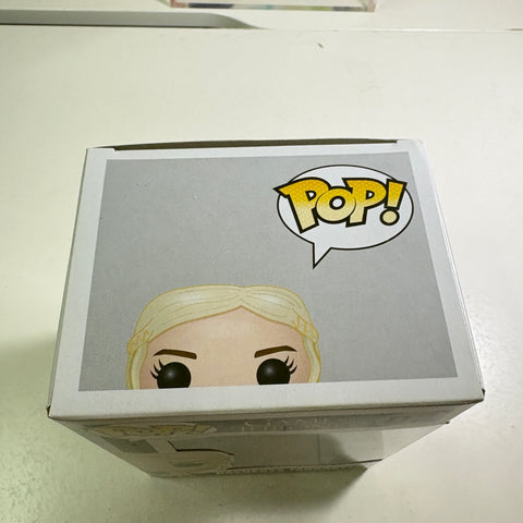BOX FLAWS VIEW PHOTOS Daenerys Targaryen - Game of Thrones Funko Pop 03 Vinyl Figure (11.4 Cm L × 8.9 Cm W × 15.9 Cm H)