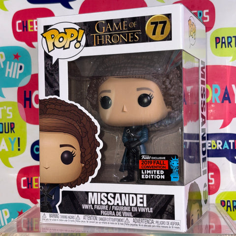 Missandei - Game of Thrones Funko Pop 77 Vinyl Figure Exclusive (11.4 Cm L × 8.9 Cm W × 15.9 Cm H)