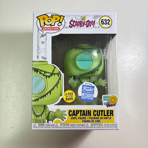 Scooby-Doo - Captain Cutler (Glow) Funko Pop 632 Funko Shop Exclusive