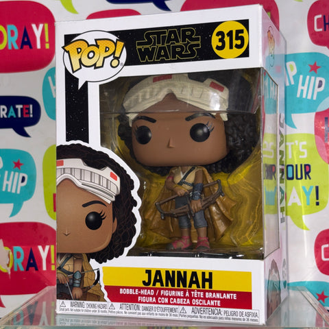 Jannah - Star Wars Funko Pop 315 Vinyl Figure (11.4 Cm L × 8.9 Cm W × 15.9 Cm H)