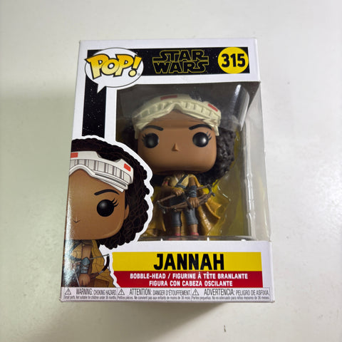 Jannah - Star Wars Funko Pop 315 Vinyl Figure (11.4 Cm L × 8.9 Cm W × 15.9 Cm H)