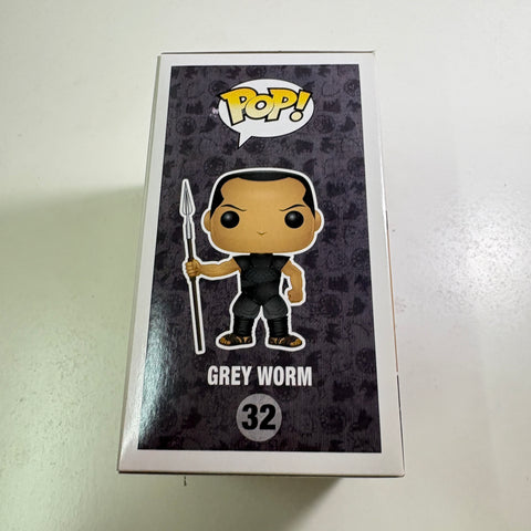 BOX FLAWS VIEW PHOTOS Grey Worm - Game of Thrones Funko Pop 32 Vinyl Figure (11.4 Cm L × 8.9 Cm W × 15.9 Cm H)