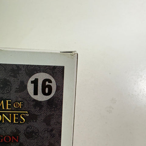 BOX FLAWS VIEW PHOTOS Drogon - Game of Thrones Funko Pop 16 Vinyl Figure (11.4 Cm L × 8.9 Cm W × 15.9 Cm H)