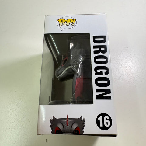 BOX FLAWS VIEW PHOTOS Drogon - Game of Thrones Funko Pop 16 Vinyl Figure (11.4 Cm L × 8.9 Cm W × 15.9 Cm H)