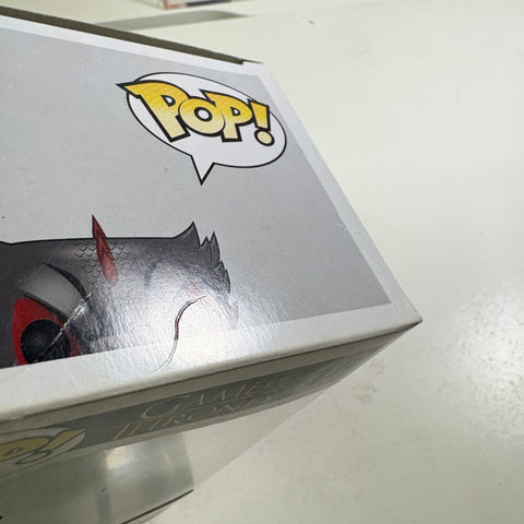 BOX FLAWS VIEW PHOTOS Drogon - Game of Thrones Funko Pop 16 Vinyl Figure (11.4 Cm L × 8.9 Cm W × 15.9 Cm H)