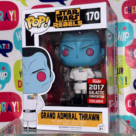 Grand Admiral Thrawn - Star Wars Funko Pop 170 Vinyl Figure (11.4 Cm L × 8.9 Cm W × 15.9 Cm H)