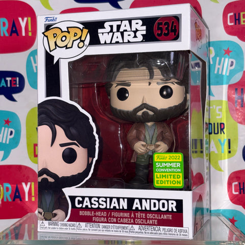 Cassian Andor - Star Wars Funko Pop 534 Vinyl Figure (11.4 Cm L × 8.9 Cm W × 15.9 Cm H)