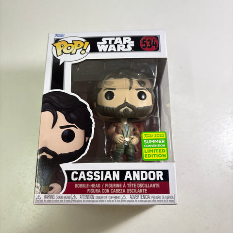 Cassian Andor - Star Wars Funko Pop 534 Vinyl Figure (11.4 Cm L × 8.9 Cm W × 15.9 Cm H)