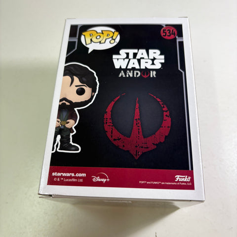 Cassian Andor - Star Wars Funko Pop 534 Vinyl Figure (11.4 Cm L × 8.9 Cm W × 15.9 Cm H)