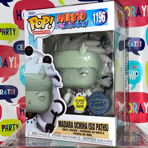 Naruto - Madara Uchiha Six Paths Funko Pop 1196 Exclusive GLOW