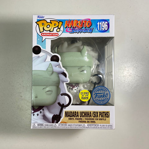 Naruto - Madara Uchiha Six Paths Funko Pop 1196 Exclusive GLOW