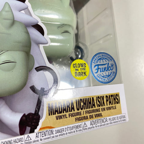 Naruto - Madara Uchiha Six Paths Funko Pop 1196 Exclusive GLOW