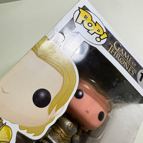 SEVERE BOX DAMAGE VIEW PHOTOS Jaime Lannister- Game of Thrones Funko Pop 10 Vinyl Figure (11.4 Cm L × 8.9 Cm W × 15.9 Cm H)