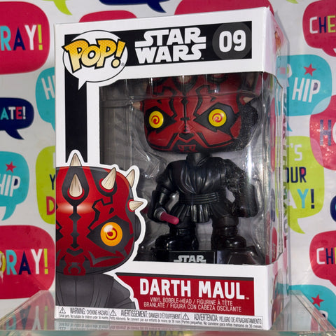Darth Maul - Star Wars Funko Pop 09 Vinyl Figure (11.4 Cm L × 8.9 Cm W × 15.9 Cm H)