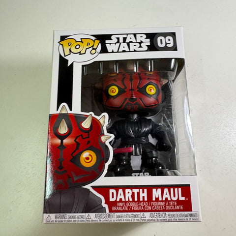 Darth Maul - Star Wars Funko Pop 09 Vinyl Figure (11.4 Cm L × 8.9 Cm W × 15.9 Cm H)