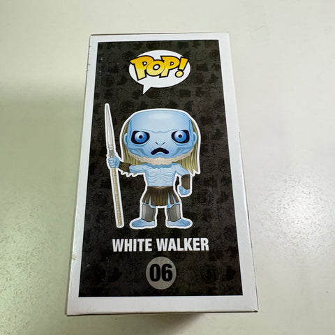 BOX FLAWS VIEW PHOTOS White Walker- Game of Thrones Funko Pop HMV GLOW Vinyl Figure (11.4 Cm L × 8.9 Cm W × 15.9 Cm H)