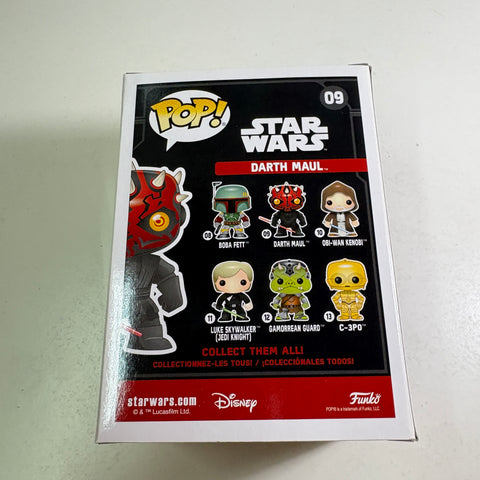 Darth Maul - Star Wars Funko Pop 09 Vinyl Figure (11.4 Cm L × 8.9 Cm W × 15.9 Cm H)