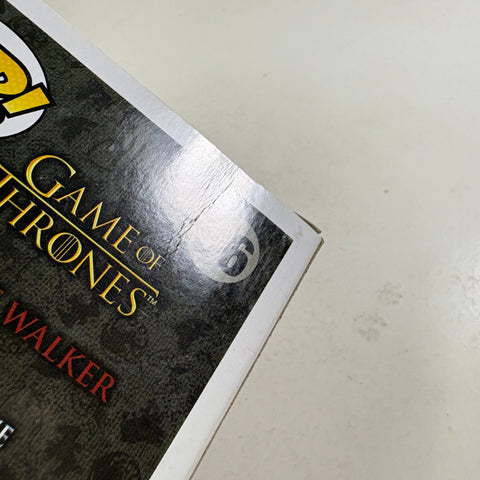 BOX FLAWS VIEW PHOTOS White Walker- Game of Thrones Funko Pop HMV GLOW Vinyl Figure (11.4 Cm L × 8.9 Cm W × 15.9 Cm H)
