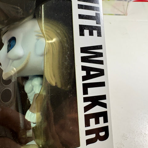 BOX FLAWS VIEW PHOTOS White Walker- Game of Thrones Funko Pop HMV GLOW Vinyl Figure (11.4 Cm L × 8.9 Cm W × 15.9 Cm H)