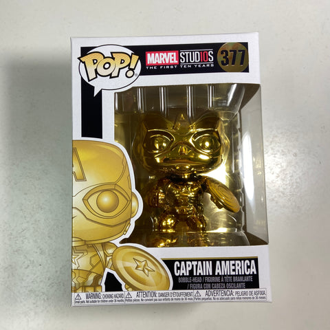 Captain America (Gold) - Marvel Funko Pop 377