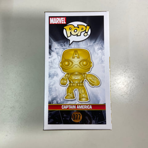 Captain America (Gold) - Marvel Funko Pop 377