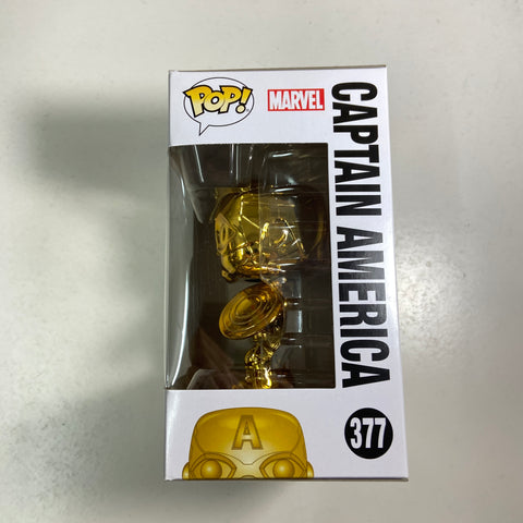 Captain America (Gold) - Marvel Funko Pop 377