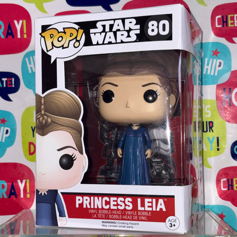 Princess Leia- Star Wars Funko Pop 80 Vinyl Figure (11.4 Cm L × 8.9 Cm W × 15.9 Cm H)